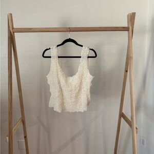 Free People crinkle tank